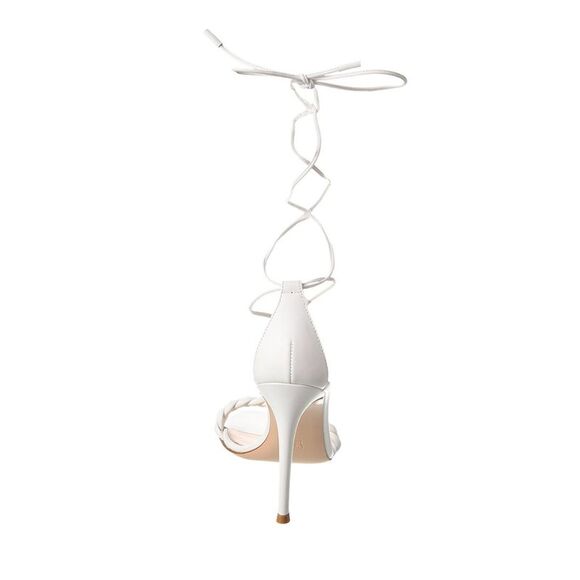 Gianvito Rossi Leomi 105 Leather Sandal, White